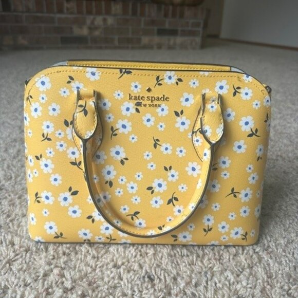 kate spade darcy fleurette toss small satchel and wallet - Picture 2 of 6